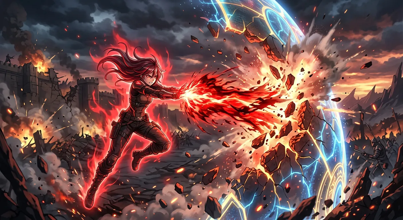 Crimson Cascade Superpower
