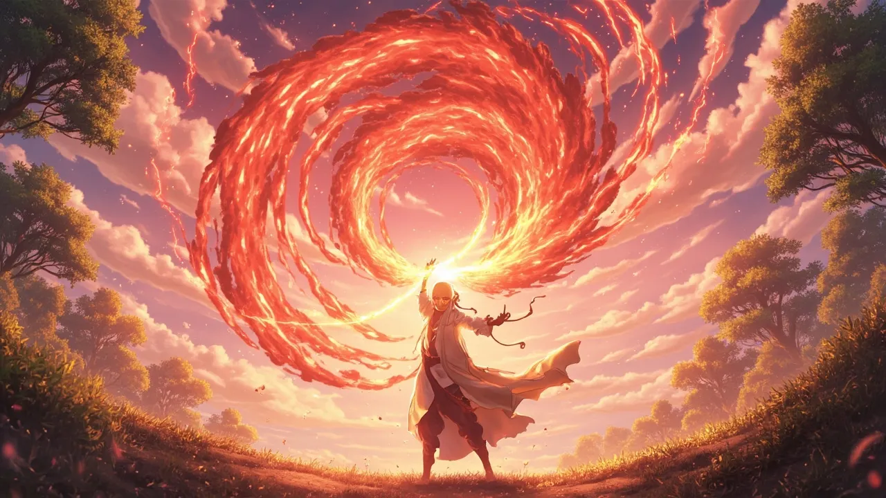 Crimson Cascade Superpower